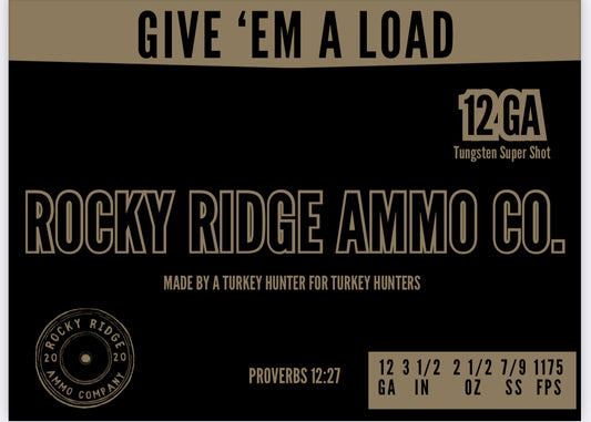 12 gauge 3.5" 2.5oz 7x9 Stack 1175fps