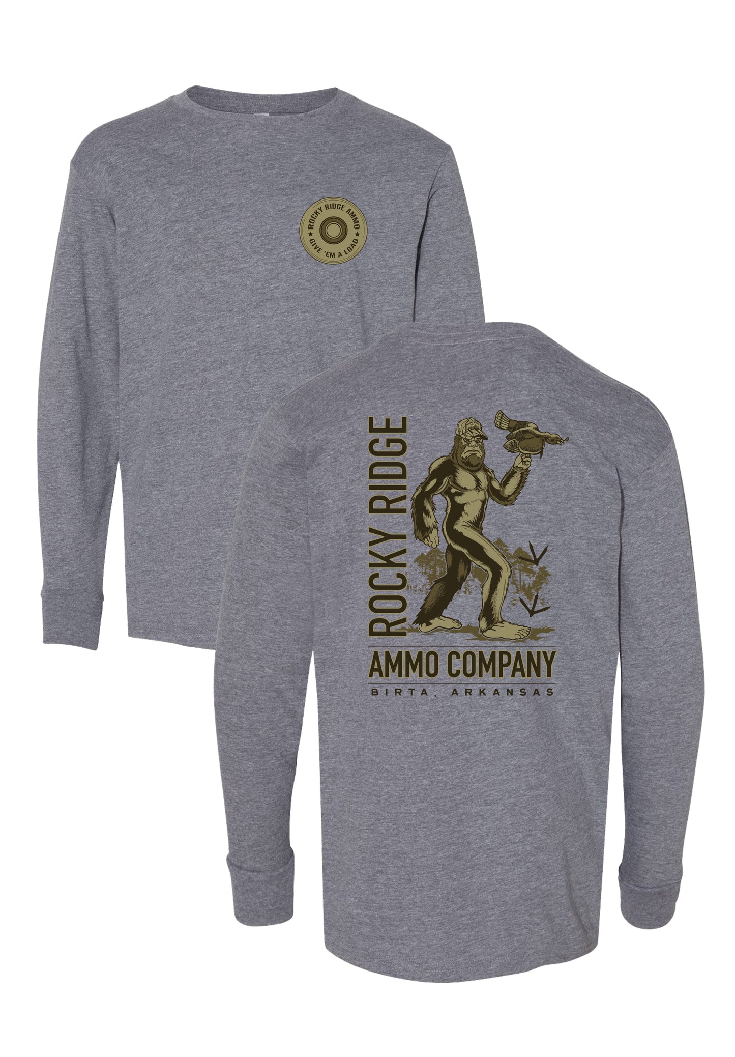 Youth Sasquatch Long Sleeve T - RockyRidgeAmmo