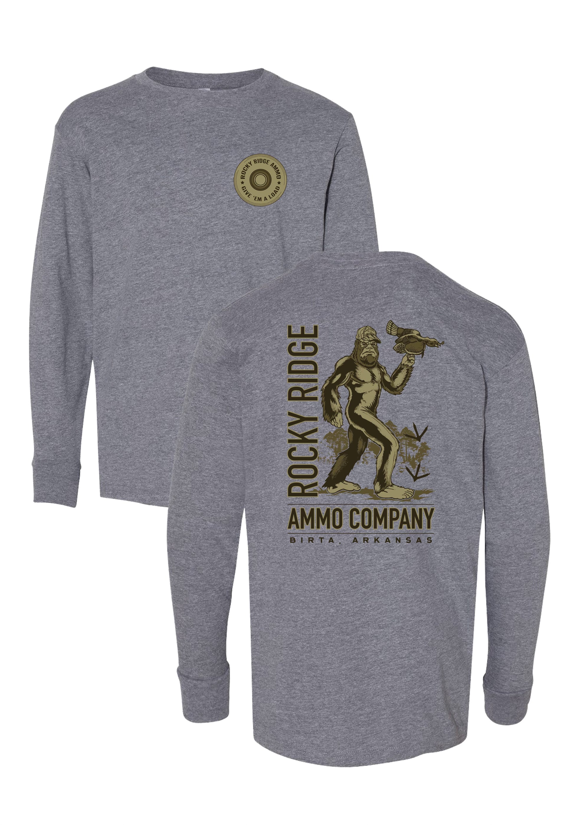 Youth Sasquatch Long Sleeve T - RockyRidgeAmmo