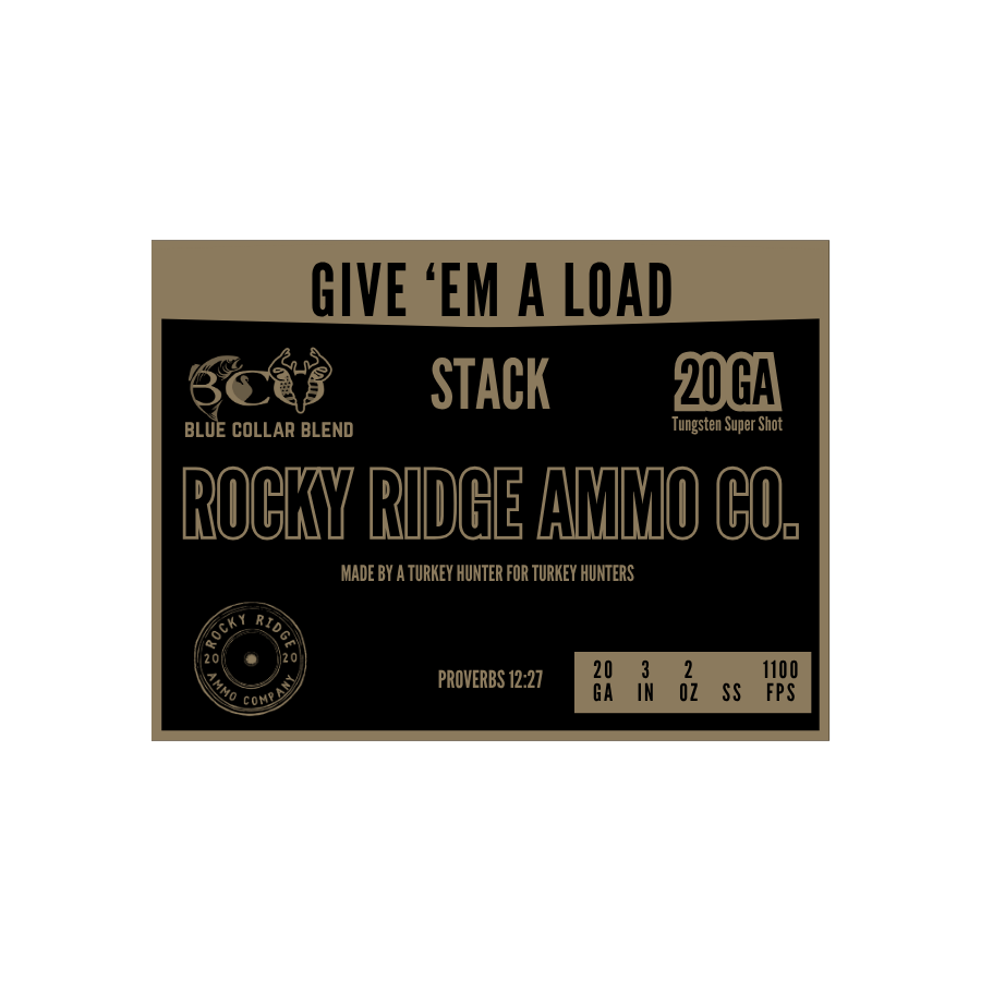 20 Gauge 2 oz TSS Turkey Stacked loads