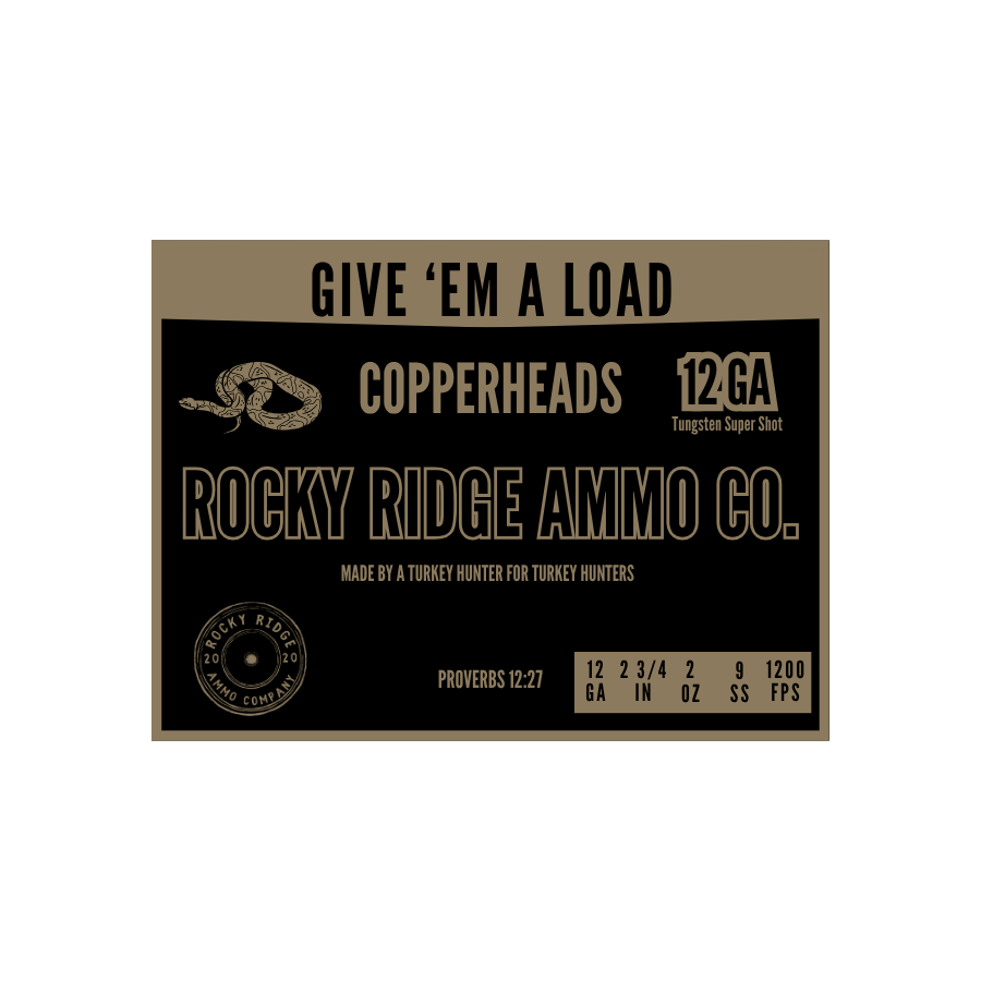 12ga 3” 2.25oz Copperheads