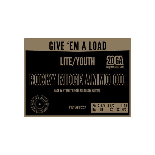 Youth/LITE 20 gauge 2-3/4” 1.5oz TSS Turkey Load #9