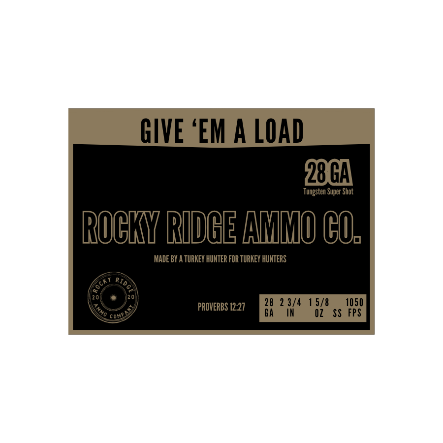 28 Gauge 1 5/8 oz stacked TSS Turkey Load