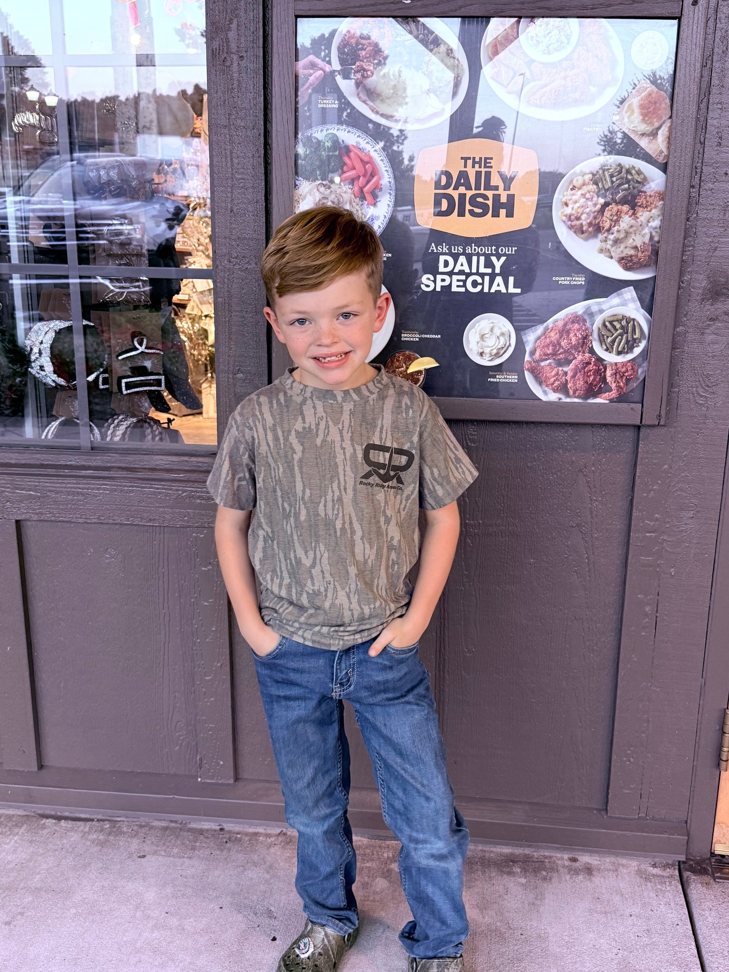 Washed Bottomland Kids T