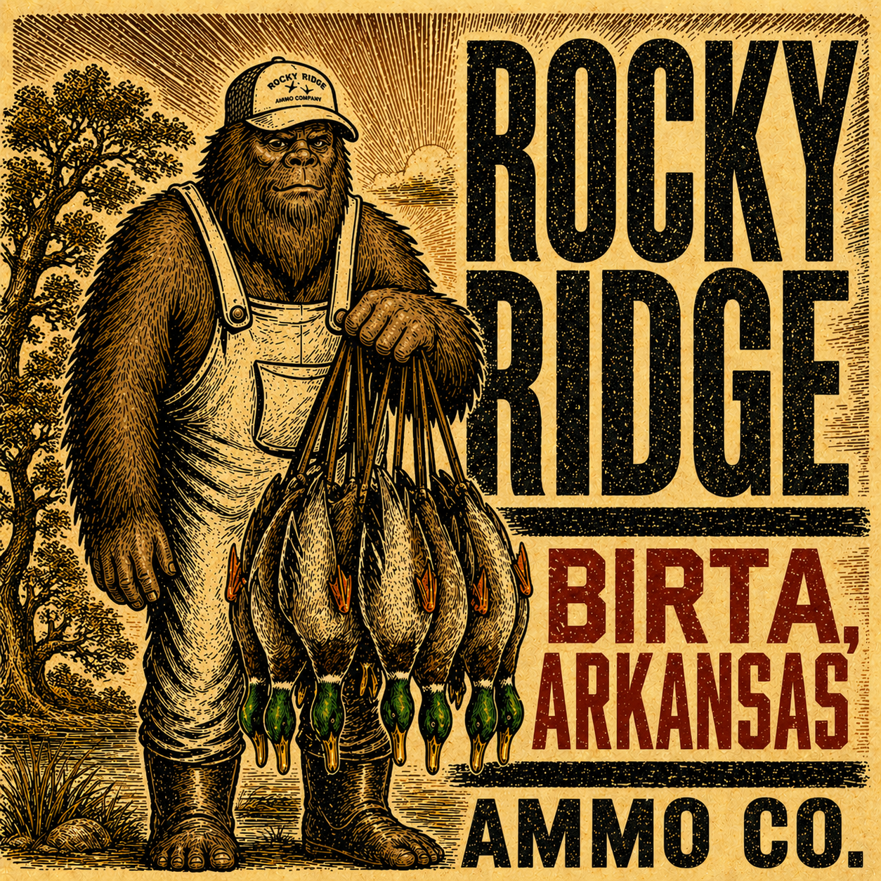 Rocky Ridge Rockets 12ga 3” Steel Waterfowl 1-1/4oz 1400fps 250rd bulk case with Wax Canvas bag