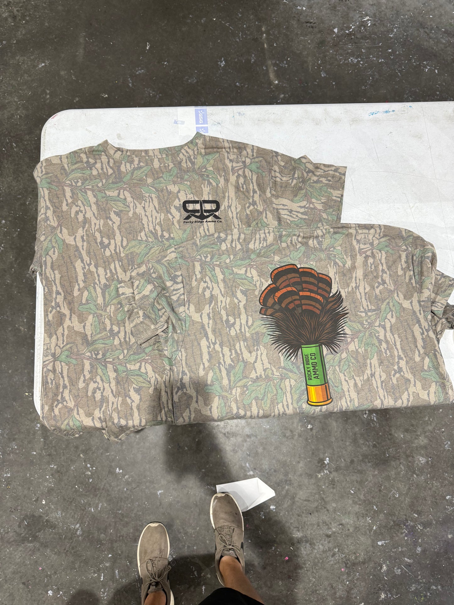 Washed Greenleaf SS Hull Tee